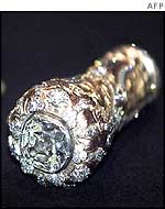 Diamond-encrusted walking stick from Portugal 
