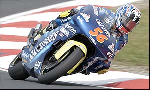 Shinya Nakano in action at the Philip Island circuit in Australia