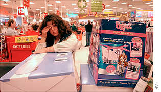 Shoppers at a US Target department store