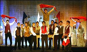 A scene from the show