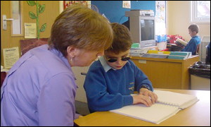 Robert at Ysgol Maes Hyfryd in Cynwyd near Corwen
