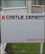 Castle cement sign