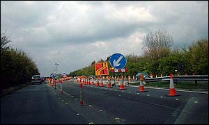 A12 near Kelvedon in Essex