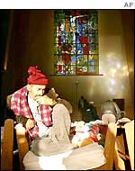 An asylum seeker who sought refuge in a church 