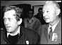 Vaclav Havel and Alexander Dubcek