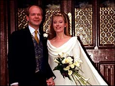 William Hague and Ffion Jenkins