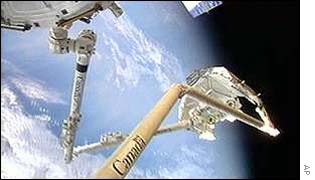 Robotic arm, ISS