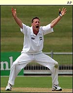 Schwass dismissed Ajit Agarkar second ball