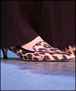 Theresa May's shoes at the Tory conference