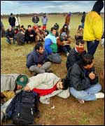 Asylum seekers looking for accommodation