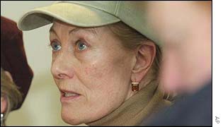 Vanessa Redgrave at a London press conference
