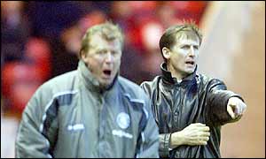Boro boss Steve McClaren and West Ham manager Glenn Roeder