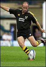 Alex King converted five of Wasps' six tries