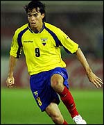 Ivan Kaviedes of Ecuador