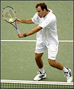 Greg Rusedski is not at home on clay