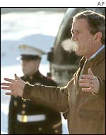 President George W Bush