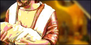 A man holding a baby