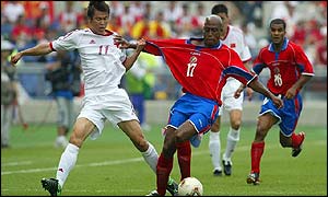 China-Costa Rica game