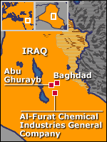 Sites Unmovic inspectors are visiting on Tuesday