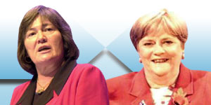 Clare Short (left) and Ann Widdecombe