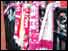 Scarves of rememberance for those who died at Hillsborough