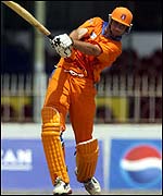 Luuk van Troost at the ICC Champions Trophy