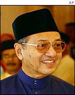 Malaysian Prime Minister Mahathir Mohamad