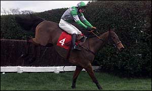 Jamie Osborne guides Hoh Express to victory at Sandown in 1999