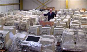 A warehouse full of computers, IBLF