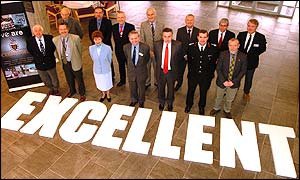 Chief officers and members of the executive of Cornwall County Council