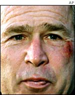 President George W Bush