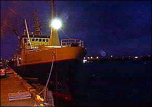 Trawler at quayside Alex Kirby