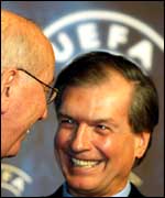 Austrian FA President Friedrich Stickler