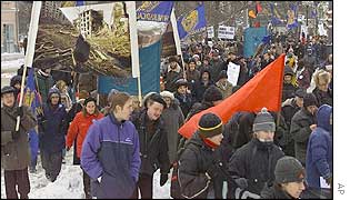 Chechnya march in Moscow