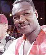 Larry Holmes after defeat by Evander Holyfield