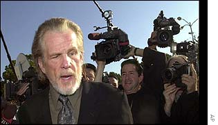 Actor Nick Nolte outside court 