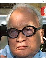 Former Brother Number Two Nuon Chea arrives in court on Friday