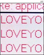 The Love bug strikes, AP