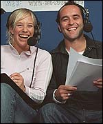 Kirsten O'Brien and Jez Edwards