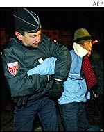 Asylum seeker in Calais