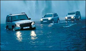 Land Rover advert 