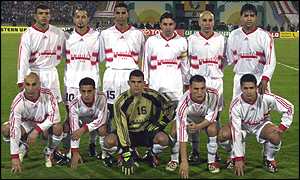 Zamalek prior to kick-off