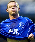 Everton starlet Wayne Rooney