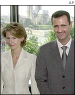 President Assad and his wife Asma