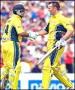 Ricky Ponting and Adam Gilchrist