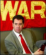 Fire Brigades Union leader Andy Gilchrist