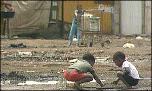 Children in a Soweto township
