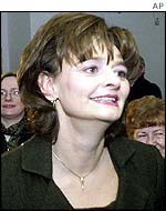 The prime minister's wife, Cherie Blair