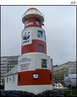 World Wildlife Fund protest in Brussels