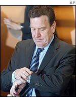 German Chancellor Gerhard Schroeder